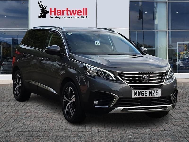 Grey Used 2018 Peugeot 5008 Allure Hatchback | £18,356 (Fair price) - Image 1/3