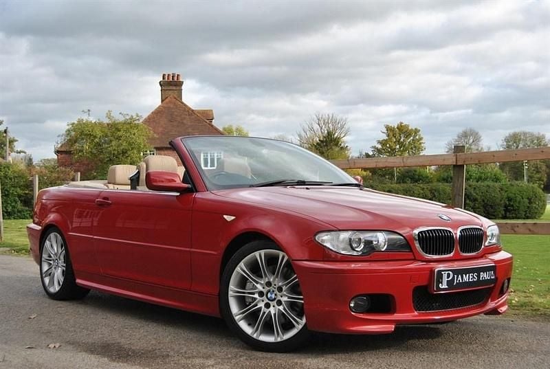 Used BMW 330 Cabriolet Sport Line 2003 Red Cabriolet