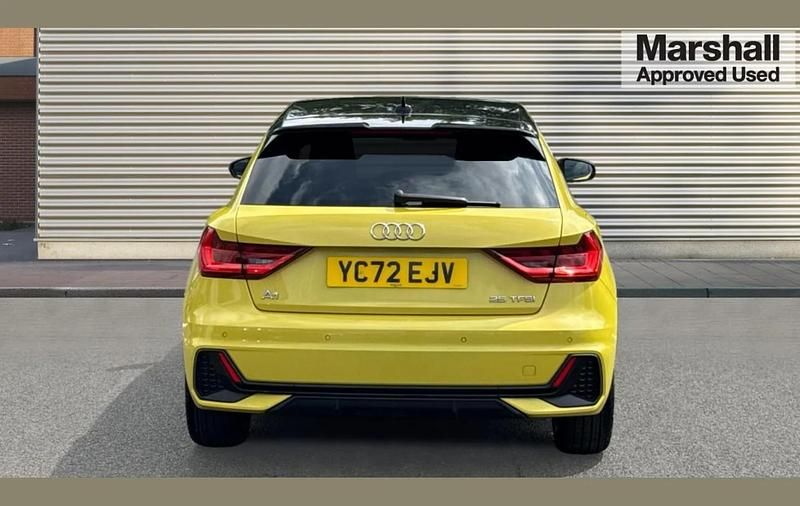 Used Audi A1 Black Edition 95 HP (69 kW) 2022 Yellow SUV