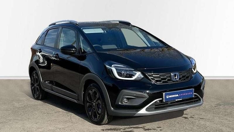 Solid crystal black Used 2025 Honda Jazz Advance Hatchback | £23,750 (Fair price) - Image 1/4