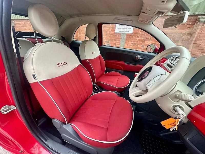 Used Fiat 500 69 HP (50 kW) 2014 Red Cabriolet