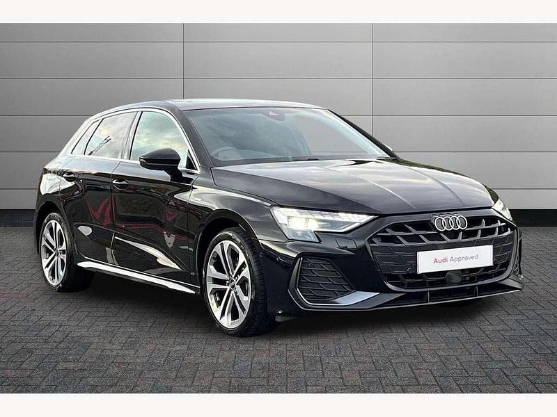 Black Used 2025 Audi A3 e-tron S-Line Hatchback | £26,995 (Super price) - Image 1/4