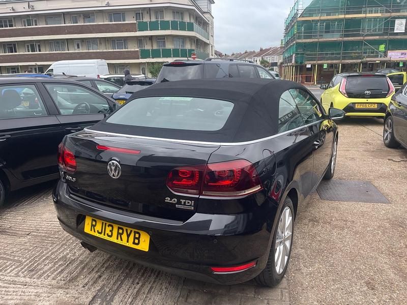Used VW Golf Cabriolet SE 140 HP (102 kW) 2013 Black Cabriolet