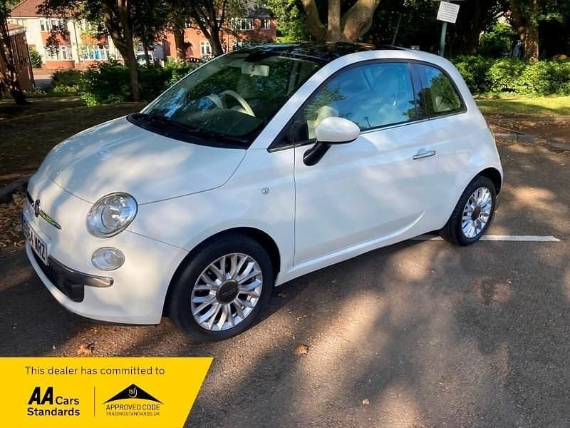 White Used 2014 Fiat 500 Lounge Hatchback | £3,795 (Fair price) - Image 1/3