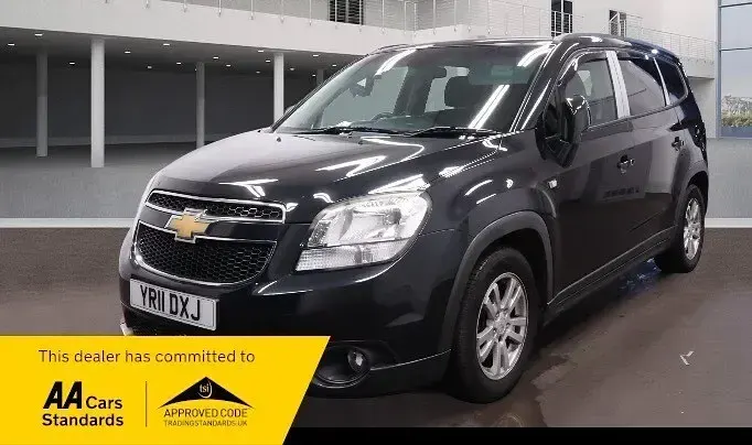Begagnad Chevrolet Orlando LT 163 HK (119 kW) 2011 Svart Minibuss