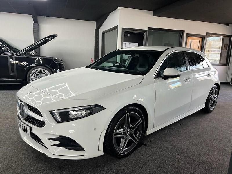 Used Mercedes A200 AMG line 2019 White Hatchback