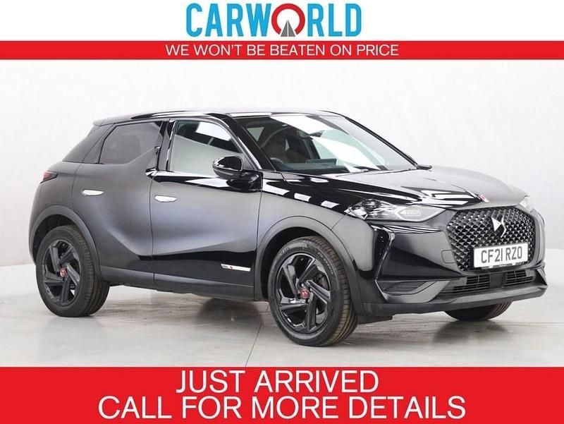Black Used 2021 DS Automobiles DS3 Performance Line Plus Hatchback | £13,700 (Good price) - Image 1/3