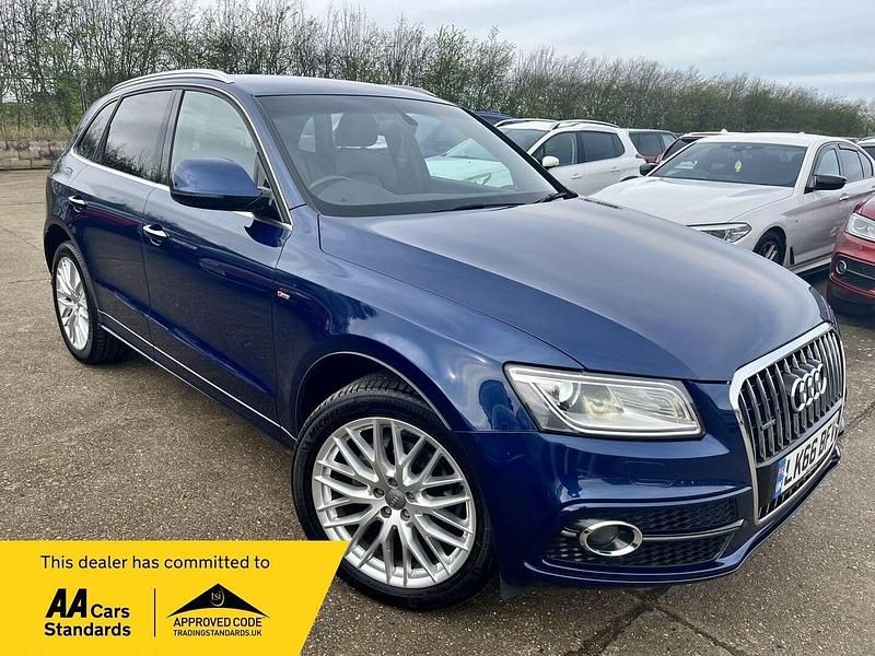 Used Audi Q5 S-line plus 190 HP (139 kW) 2016 Blue SUV