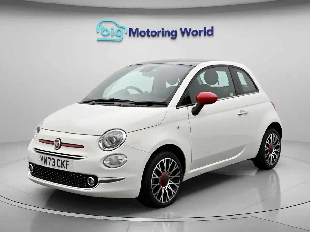Used Fiat 500 Red 2024 White Hatchback