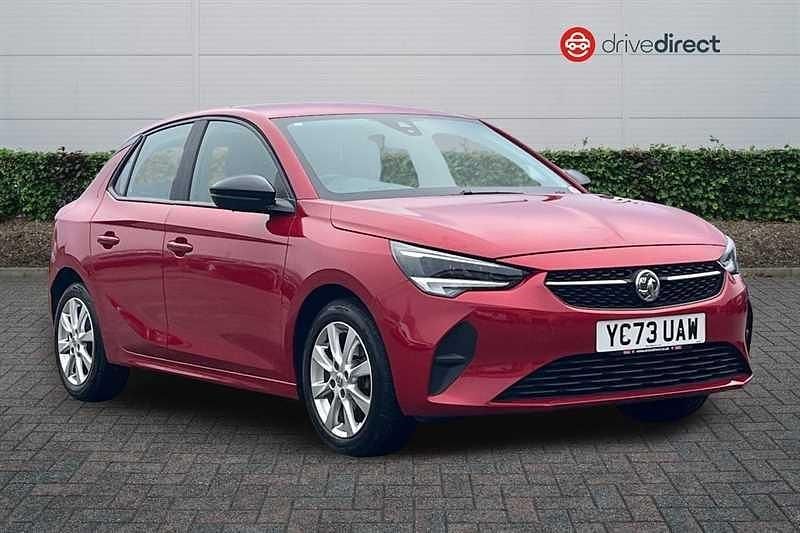 Used Vauxhall Corsa Design Edition 75 HP (55 kW) 2023 Red Hatchback