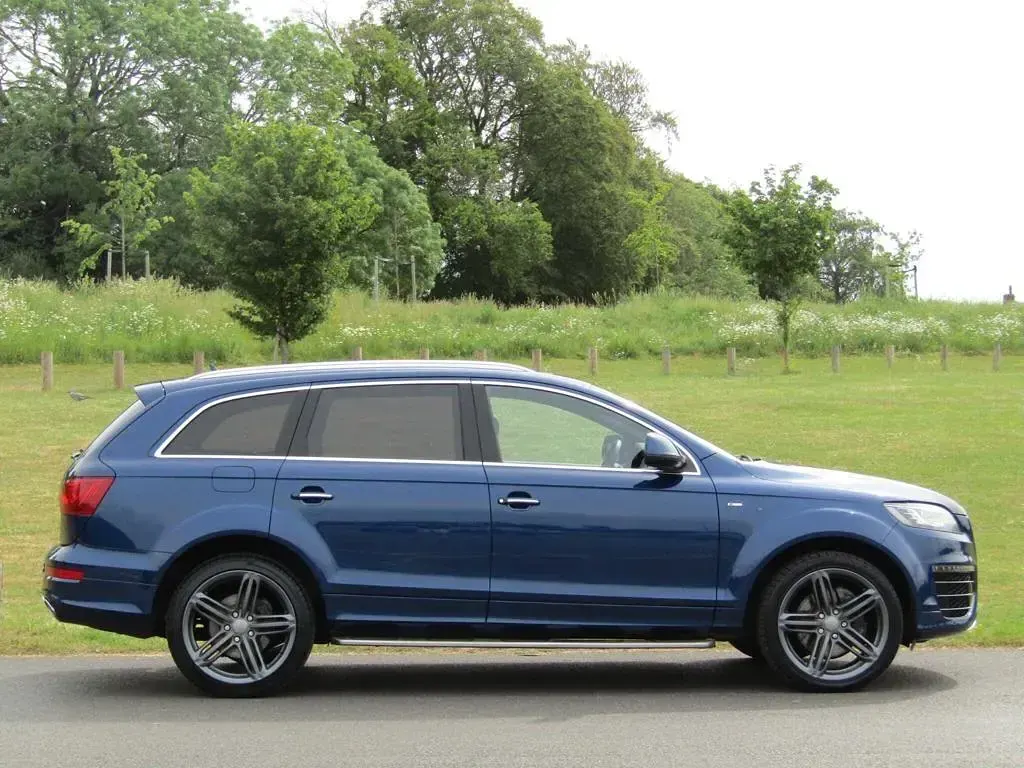 Used Audi Q7 S-Line 2014 Blue SUV