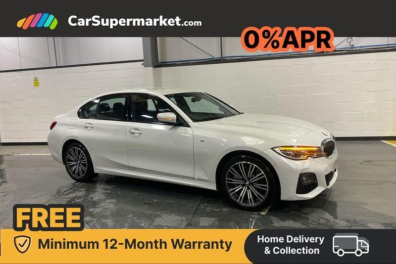 White Used 2021 BMW 330e M Sport Sedan | £27,197 - Image 1/4