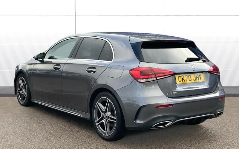 Used Mercedes A200 AMG line 163 HP (119 kW) 2020 Grey Hatchback