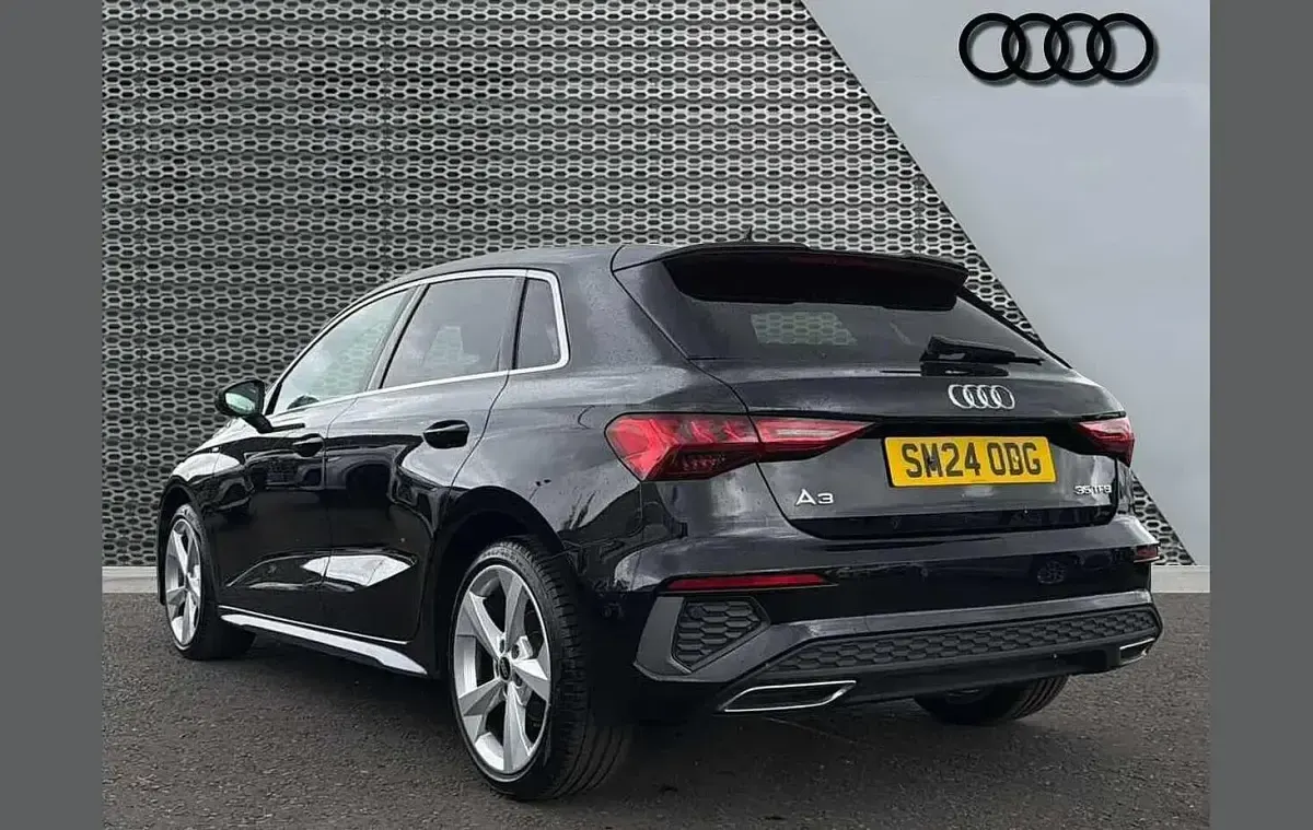 Used Audi A3 S-Line 147 HP (108 kW) 2024 Black Hatchback