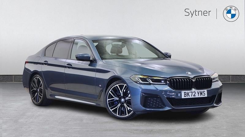Blue Used 2022 BMW 520 M Sport | £30,000 (Fair price) - Image 1/4