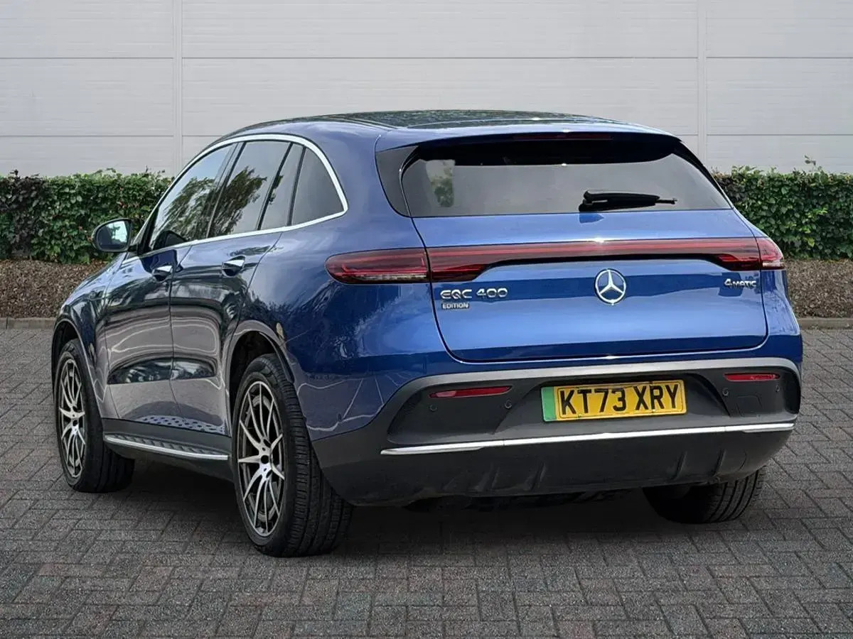Used Mercedes EQC400 AMG line 300 kW (408 HP) 2023 Blue SUV