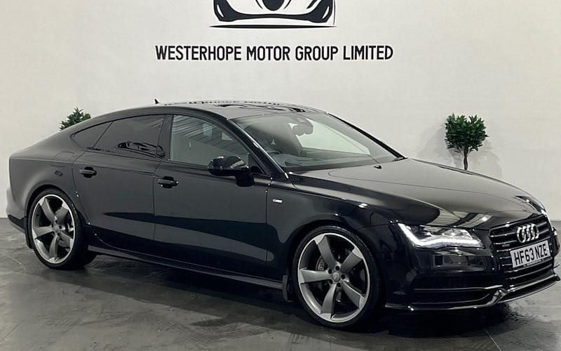 Black Used 2013 Audi A7 Sportback S-Line Hatchback | £14,750 - Image 1/4