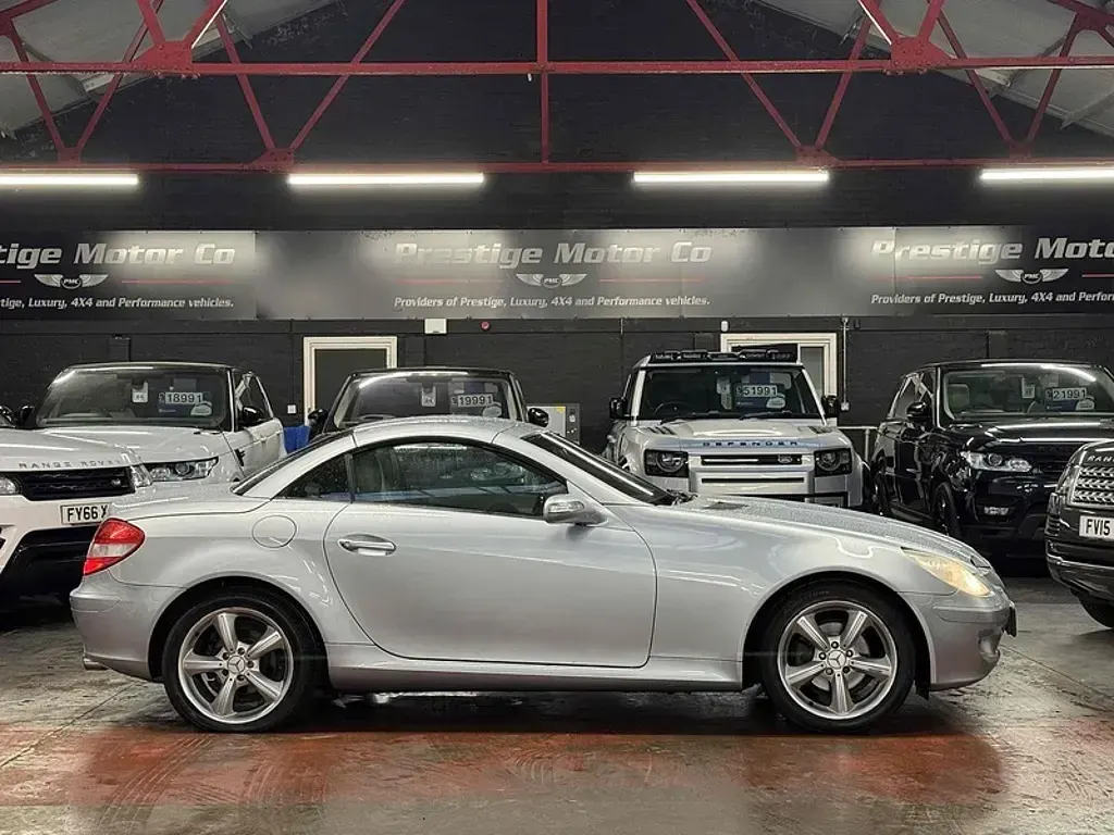 Used Mercedes SLK200 163 HP (119 kW) 2004 Silver Cabriolet