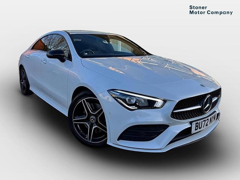 White Used 2022 Mercedes CLA200 AMG Line Premium Coupe | £22,799 (Good price) - Image 1/4