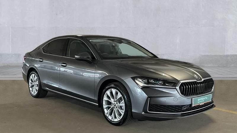 Graphite grey Used 2025 Skoda Superb SE L Hatchback | £30,880 (Expensive) - Image 1/4