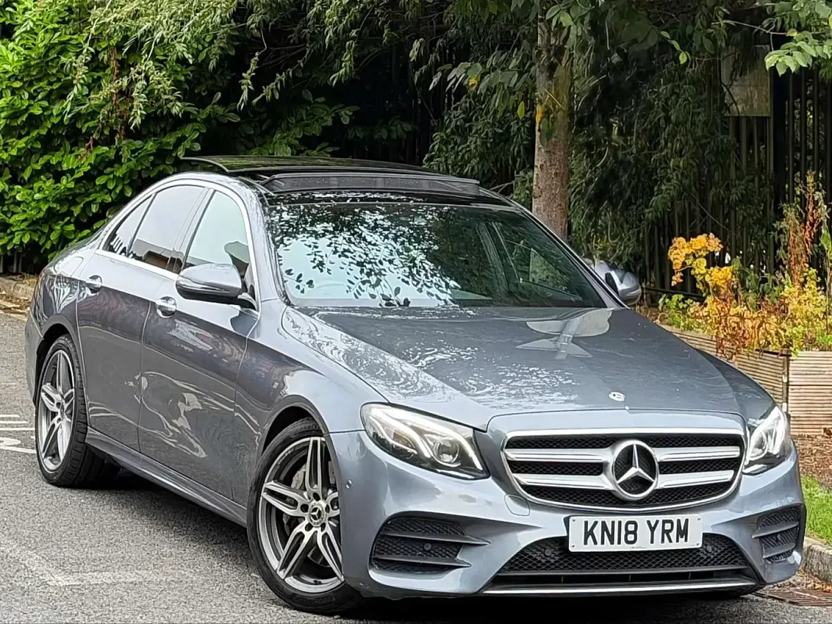 Used Mercedes E350 AMG Line Premium Plus 2018 Grey Sedan