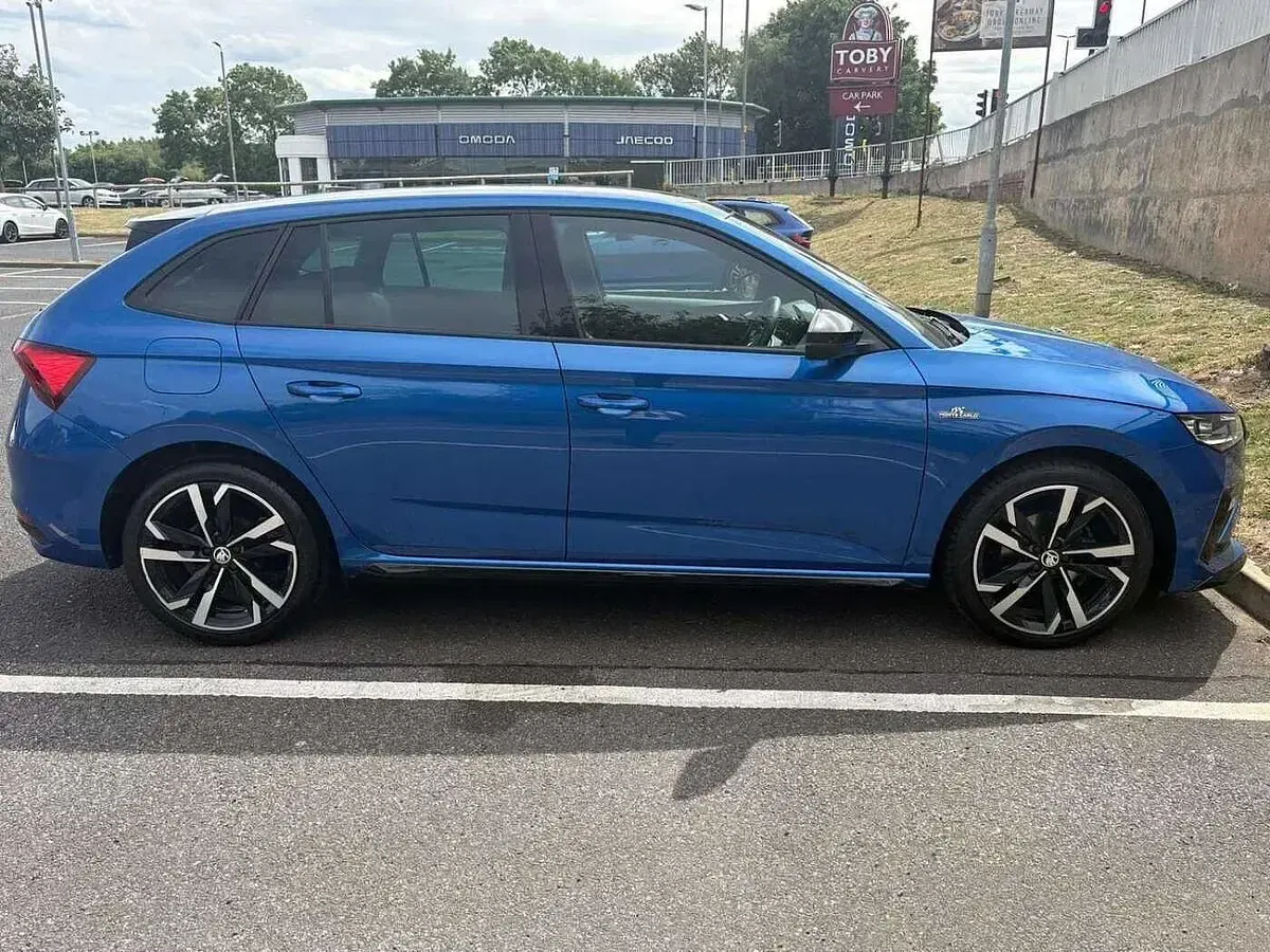 Used Skoda Scala Monte Carlo 115 HP (84 kW) 2024 Race blue metallic Hatchback