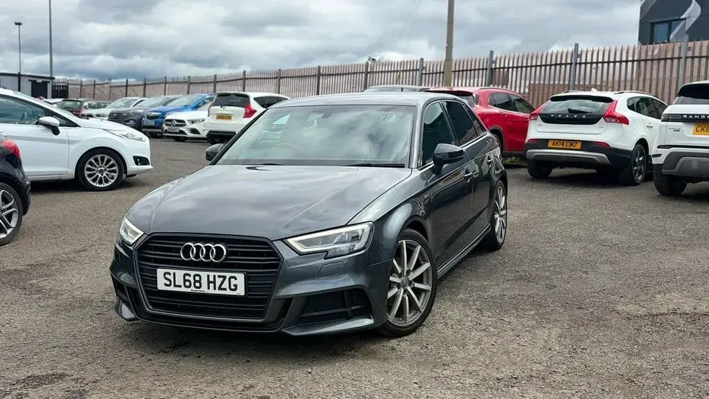 Used Audi A3 Sportback Black Edition 150 HP (110 kW) 2018 Grey Hatchback