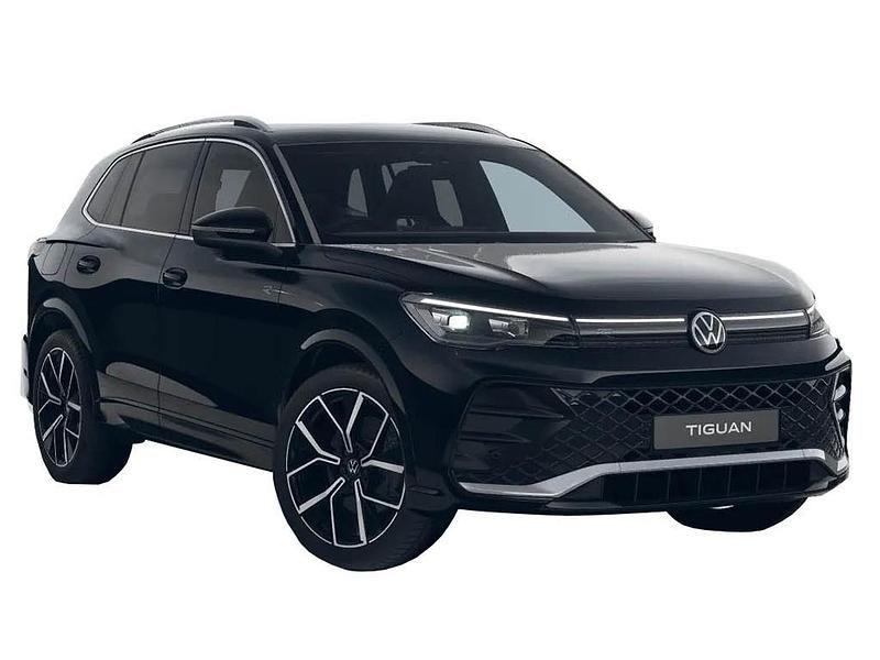 Black New 2025 VW Tiguan R-line SUV | £41,989 (Fair price) - Image 1/4