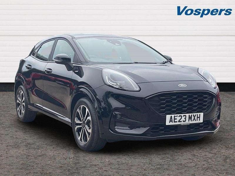 Black Used 2023 Ford Puma ST-Line SUV | £16,990 (Fair price) - Image 1/3