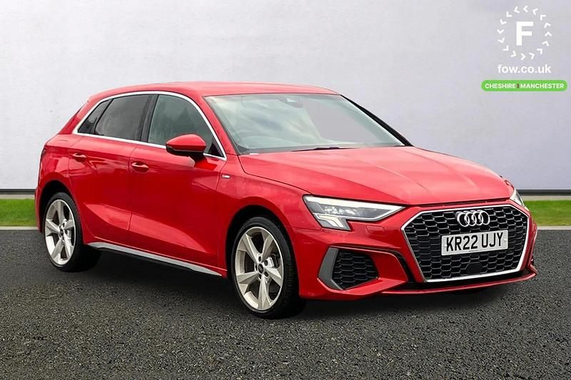 Used Audi A3 Sportback e-tron S-Line 2022 Red Hatchback
