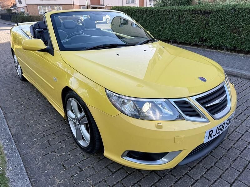 Used Saab 9-3 Cabriolet Aero 2008 Yellow Cabriolet