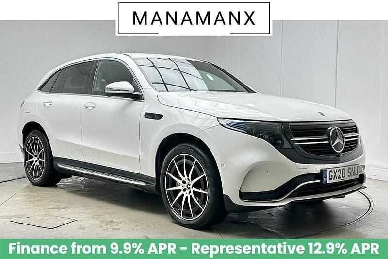 White Used 2020 Mercedes EQC400 AMG line SUV | £20,520 (Super price) - Image 1/2