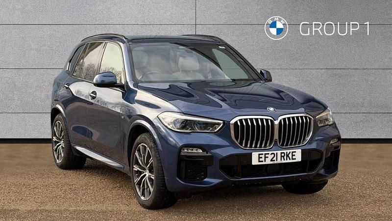 Used BMW X5 M Sport 394 HP (289 kW) 2021 Blue SUV