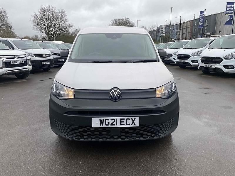 Used VW Caddy S 102 HP (75 kW) 2021 White MPV