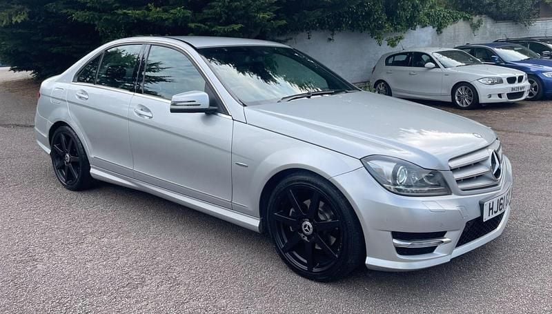 Silver Used 2011 Mercedes C180 Sport Edition Sedan | £5,999 (Fair price) - Image 1/4