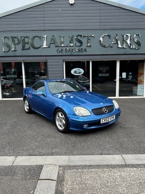 Blue Used 2003 Mercedes SLK200 Cabriolet | £6,995 - Image 1/4