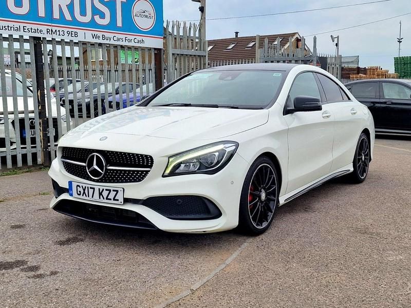 Used Mercedes CLA220 AMG line 177 HP (130 kW) 2017 White Sedan