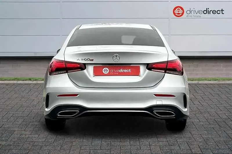Used Mercedes A200 AMG line 163 HP (119 kW) 2020 Silver Sedan