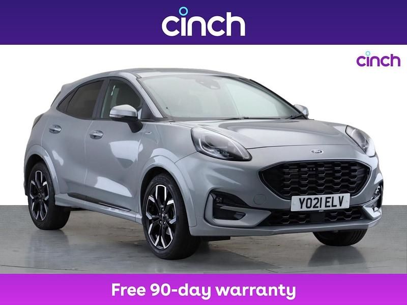 Silver Used 2021 Ford Puma ST-Line X SUV | £15,649 (Fair price) - Image 1/3