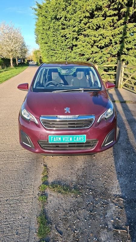 Used Peugeot 108 Active 68 HP (50 kW) 2015 Purple Hatchback