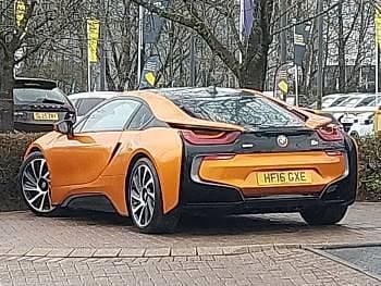 Used BMW i8 Performance 362 HP (266 kW) 2016 Orange Coupe