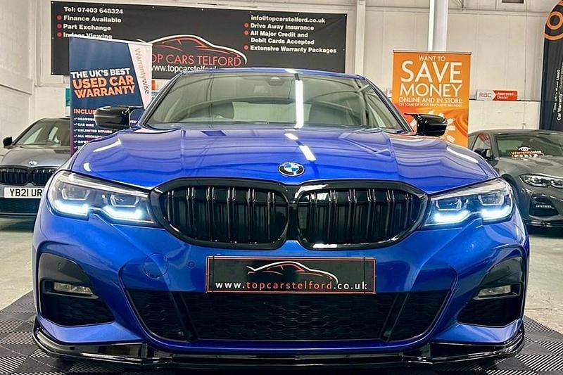 Blue Used 2021 BMW 330e M Sport Sedan | £18,895 (Fair price) - Image 1/1