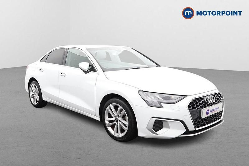 White Used 2023 Audi A3 Sport Sedan | £19,149 (Good price) - Image 1/4