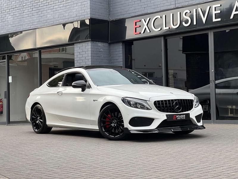White Used 2018 Mercedes C43 AMG Premium Plus Coupe | £25,950 (Fair price) - Image 1/4