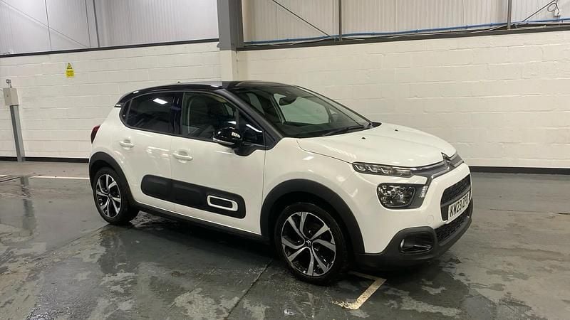 White Used 2023 Citroën C3 PureTech Hatchback | £11,298 (Fair price) - Image 1/4