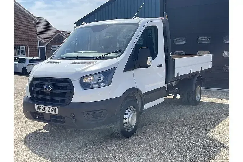 Used Ford Transit 130 HP (95 kW) 2020 White Cabriolet
