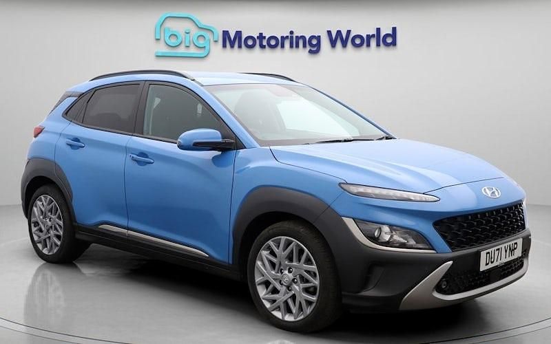 Used Hyundai Kona Premium 141 HP (103 kW) 2021 Blue SUV