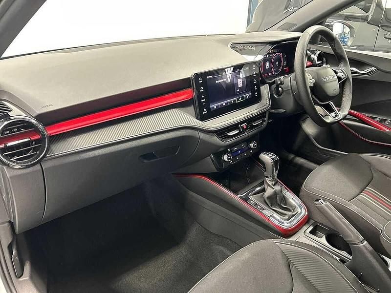 Used Skoda Fabia Monte Carlo 85 HP (62 kW) 2025 Moon white metallic Hatchback