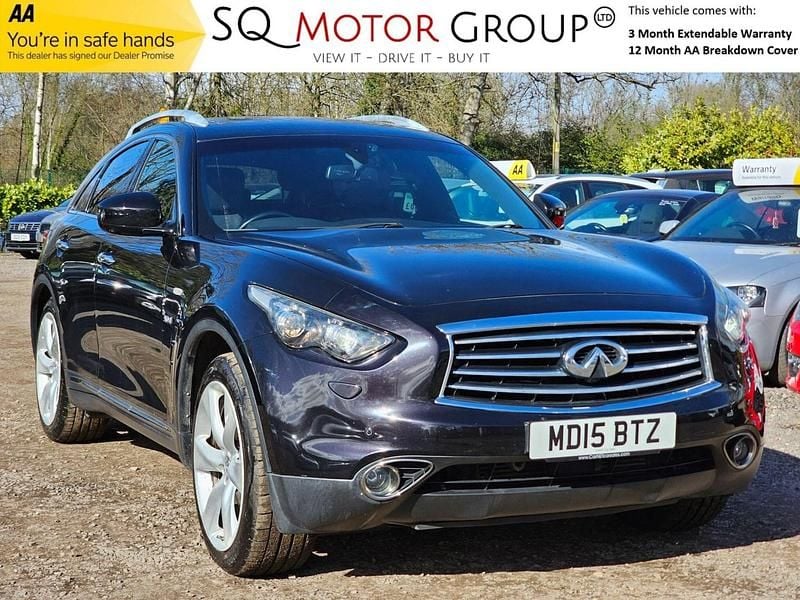 Used Infiniti QX70 Premium 238 HP (175 kW) 2015 Black SUV