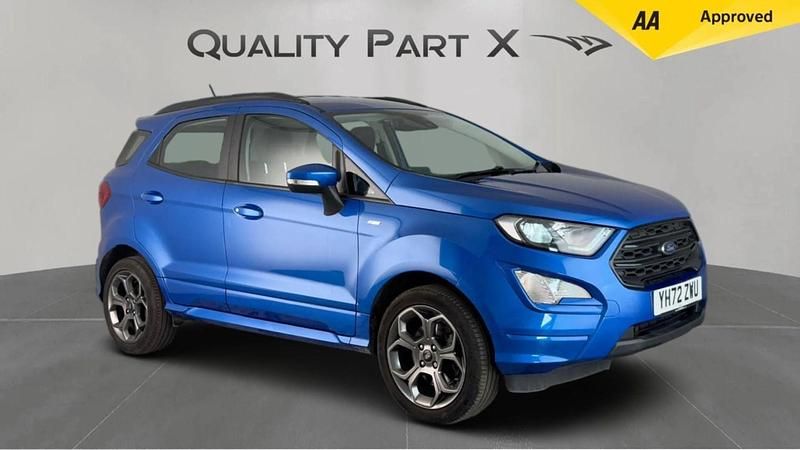 Blue Used 2022 Ford Ecosport ST-Line SUV | £10,700 (Good price) - Image 1/4